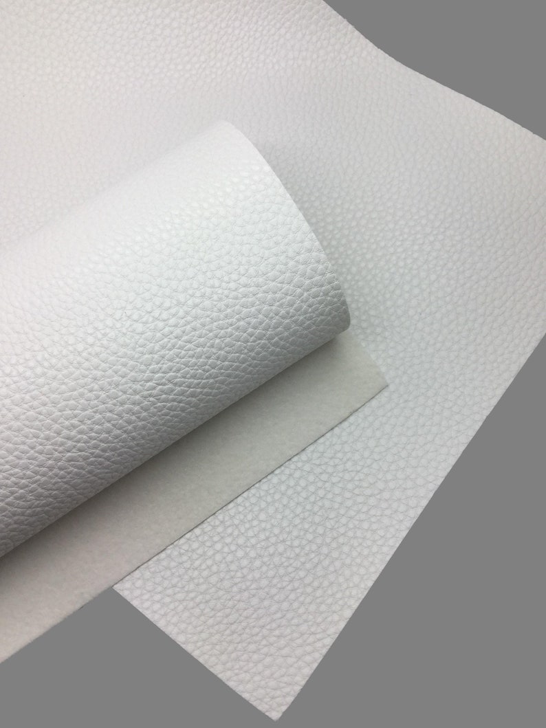 WHITE Matte Faux Leather Sheets Faux Leather Sheets Leather Etsy