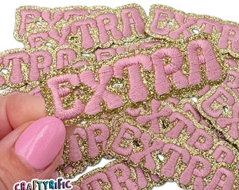 Extra Patch, Trucker Hat Patches, Cute Patch, Trendy Patch, Girly Patch, Embroidery Patch, Iron on Patch