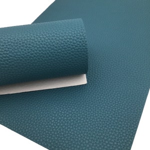 DEEP OCEAN BLUE Faux Leather Sheets, Pu Leather, Leather for Earrings