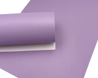 Orchid Purple Smooth Faux Leather Sheets, PVC Faux Leather Sheet, Embroidery Sewing Vinyl,
