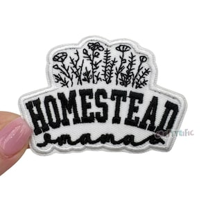 Homestead Mama Patch, Wifey Patch, Preppy Pink Patch, Trucker Hat Patches, Snarky Patch, Iron on Patch
