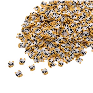 Cow Polymer Clay Slices, Fake Sprinkles, Deco Jimmies, Clay Slices for Nail Art, Resin Crafts and Slime