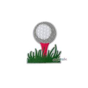Preppy Pink Golf Patch