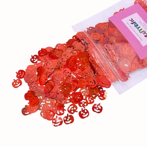 Pumpkin Shape Glitter, Solvent Resistant, Polyester Glitter, Glitter For Tumblers, Cosmetic Grade Glitter, Glitter For Resin