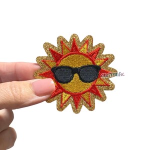 Glitter Sun Patch