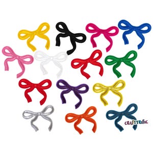 Bow Patch, 3" inch Bow Patch, Hat Patch, Filler Patch, Trucker Hat Patch, Embroidery Patch