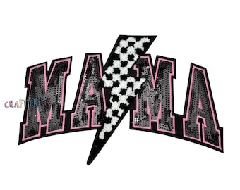 Mama Patch, Mother's Day Patch, Large Patches, Iron On Patch, T-Shirt patch, Heat Transfer Patch