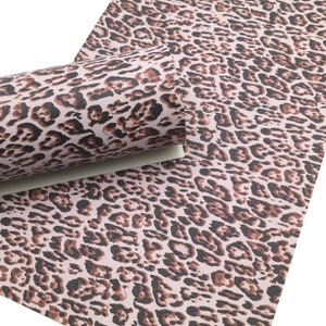 LEOPARD PRINT Faux Leather Sheets, Vegan Leather Sheets, Faux Leather, Leather for Earrings - 1748