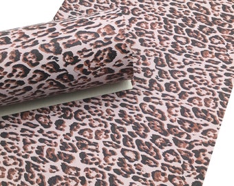 LEOPARD PRINT Faux Leather Sheets, Vegan Leather Sheets, Faux Leather, Leather for Earrings - 1748