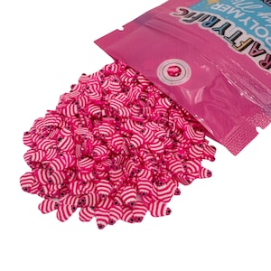 Pink Fish Polymer Clay Sprinkles, Fake Sprinkles, Slime Polymer Clay Slice for Snowglobe Tumblers Hair Gel and Nail Art