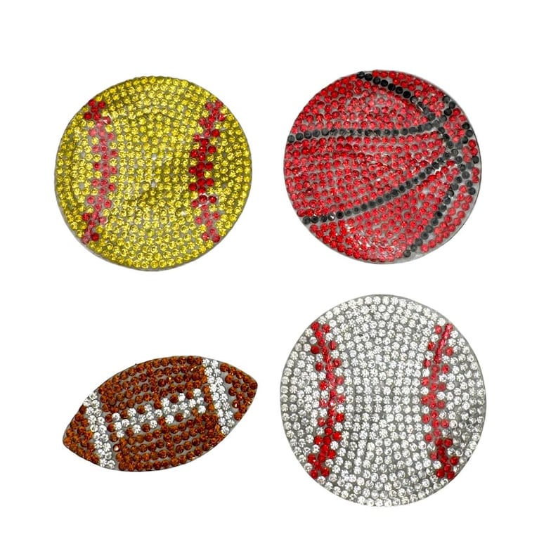 Rhinestone Hotfix Patch, Basketball Patch, Football Patch, Softball ...