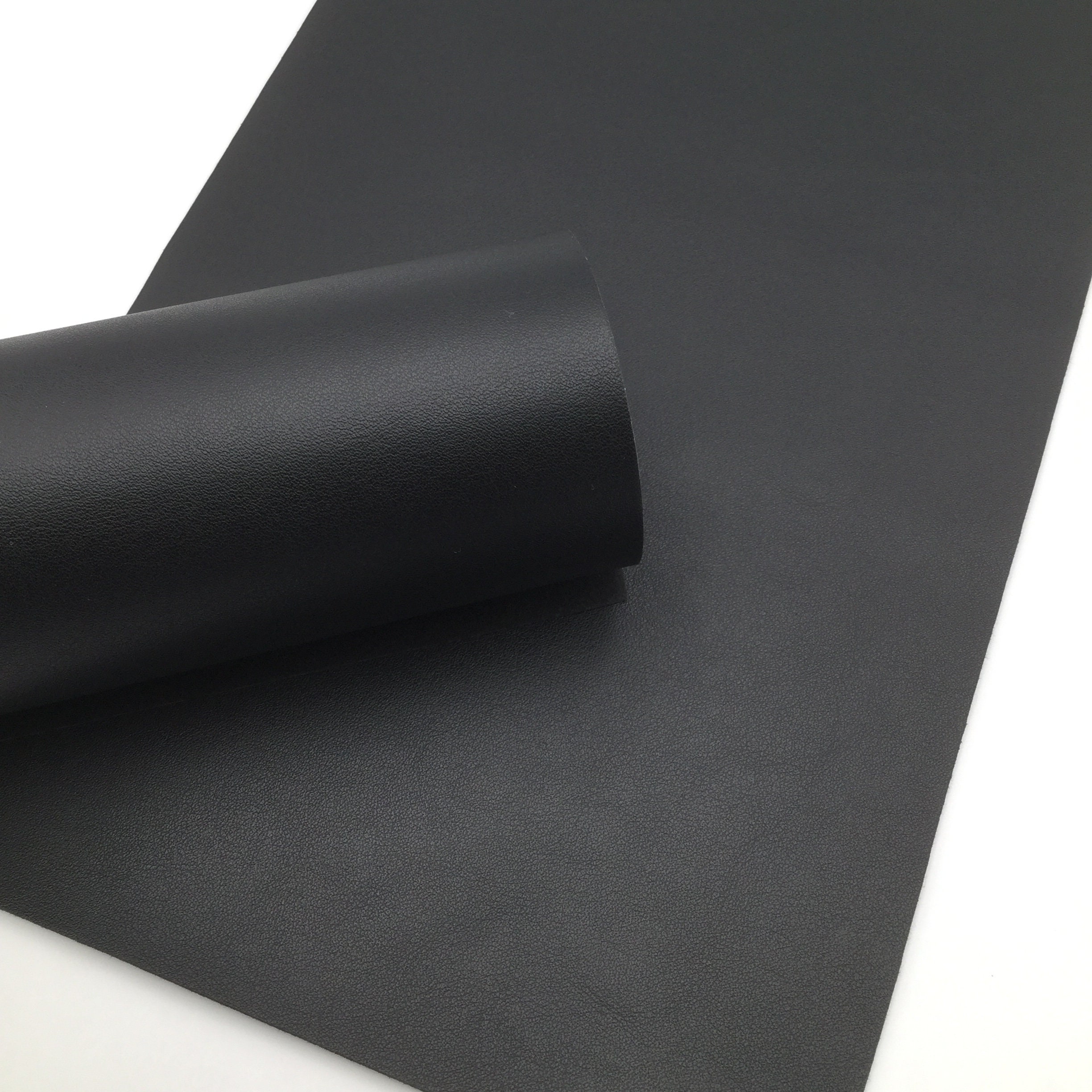 BLACK Smooth Faux Leather Sheets Faux Leather Sheets Leather Etsy