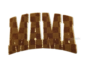 Mama Chenille Patch, Large Patches, Iron On Patch, T-Shirt patch, Heat Transfer Patch