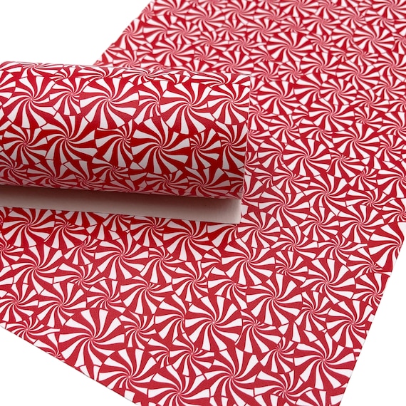 Red Starlight Mints Smooth Faux Leather Sheets