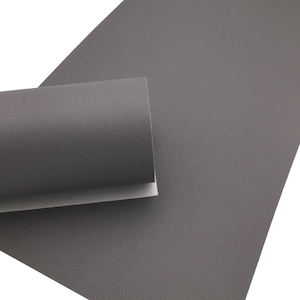 ASH GRAY SAFFIANO Faux Leather Sheets, Saffiano Texture, Leather for Earrings, Fabric Sheet, Textured Leather