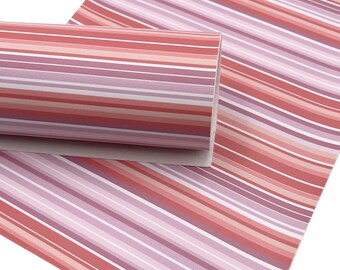 Neutral Serape Custom Print Faux Leather Sheet