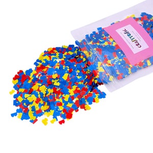 Blocks Shape Glitter, Solvent Resistant, Polyester Glitter, Glitter For Tumblers, Cosmetic Grade Glitter, Glitter For Resin