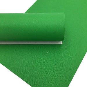 APPLE GREEN SAFFIANO Faux Leather Sheets, Saffiano Texture, Leather for Earrings, Fabric Sheet, Textured Leather