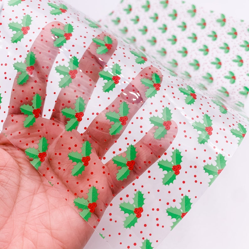 MISTLETOE Jelly Sheets Custom Print Jelly Material Etsy