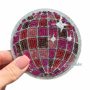 Sequin Disco Ball Patch