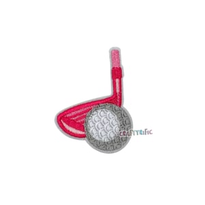 Preppy Pink Golf Club Patch