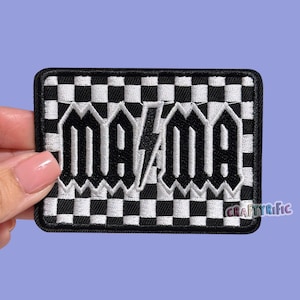 Checkered Mama Patch