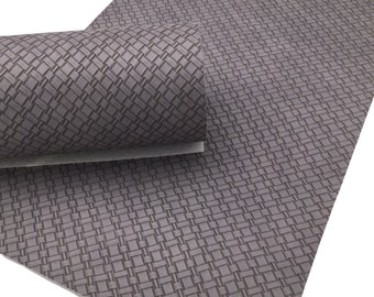 GREY BASKETWEAVE Faux Leather Sheet, Faux Leather Sheets, Textured Leather, Vegan Leather, Leather for Earrings
