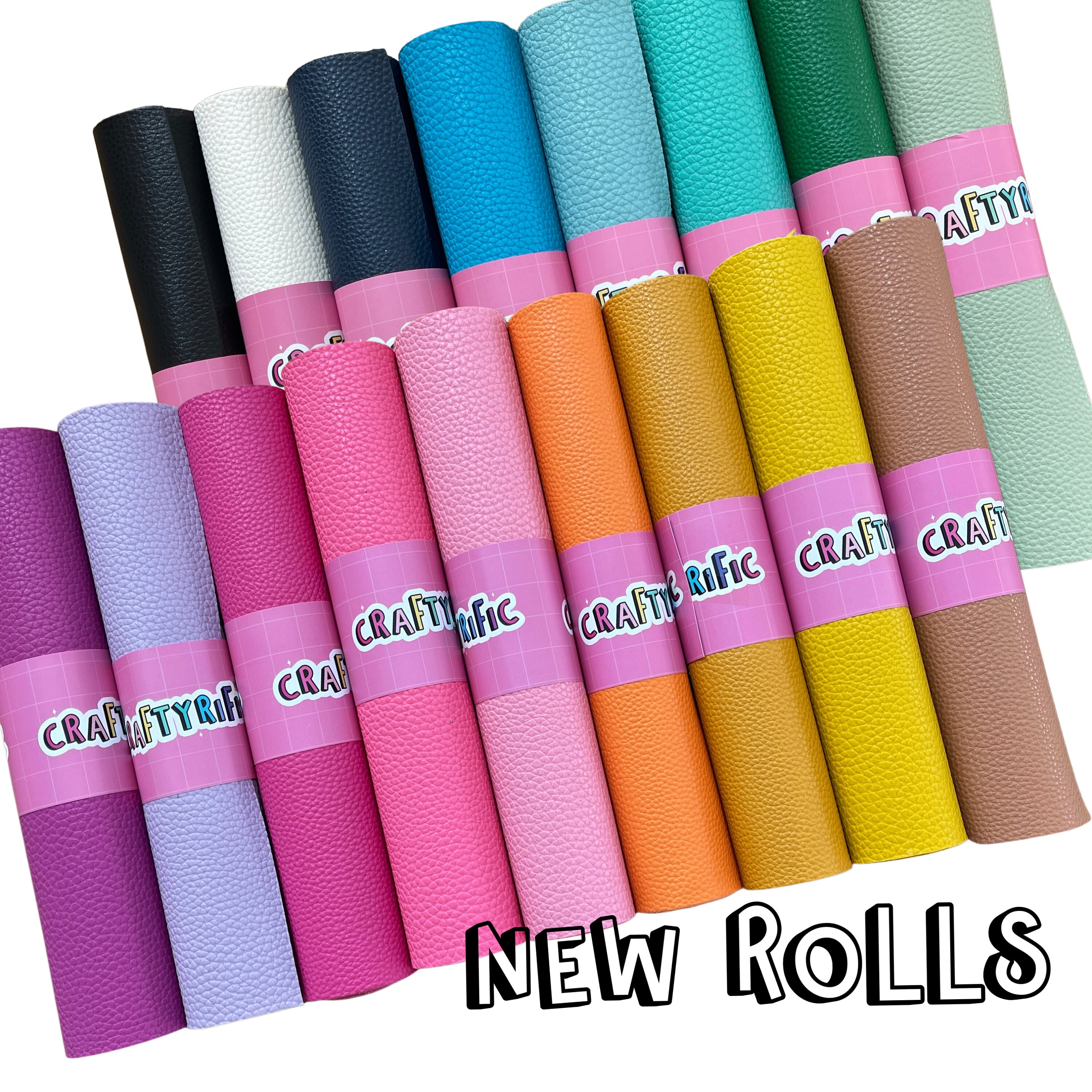 Faux Leather Roll 10x52 Inch Continuous Large Faux Etsy