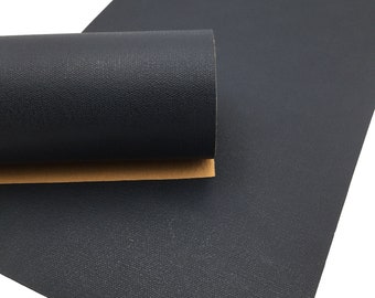 DARK NAVY Textured Faux Leather, Leather Sheets, Leather for Earrings, Fabric Sheet, Textured Leather - 1109