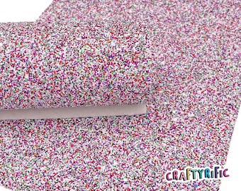 Pink Christmas Bells Chunky Glitter Sheet