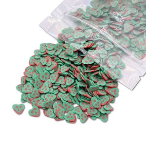 Poison Apple Clay Slices, Halloween Polymer Clay Slices, Fake Sprinkles, Jimmies, Clay Slices for Nails, Resin Crafts and Slime