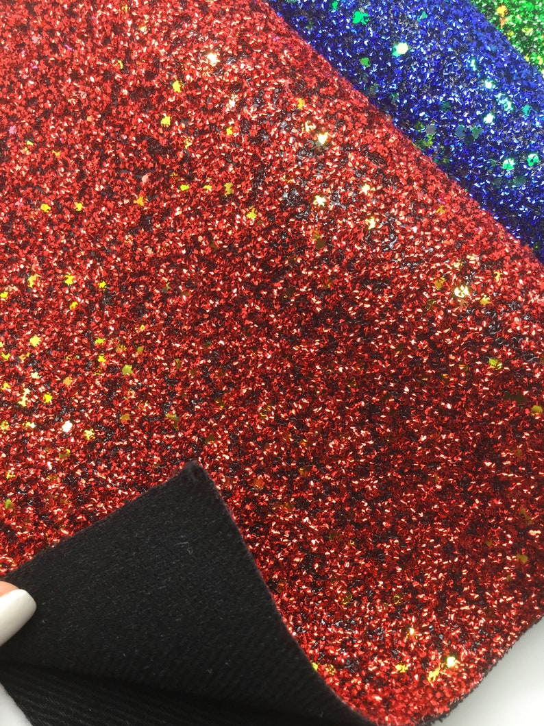 GRASS GLITTER Canvas Fabric Sheets Glitter Fabric Sheet Etsy