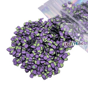 5mm Witches Cauldron Polymer Clay Slices