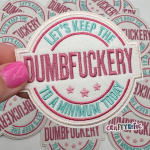 Snarky Hat Patch, Funny Patch, Trucker Hat Patches, DIY Patch, Girly Patch, Embroidery Patch, Iron on Patch