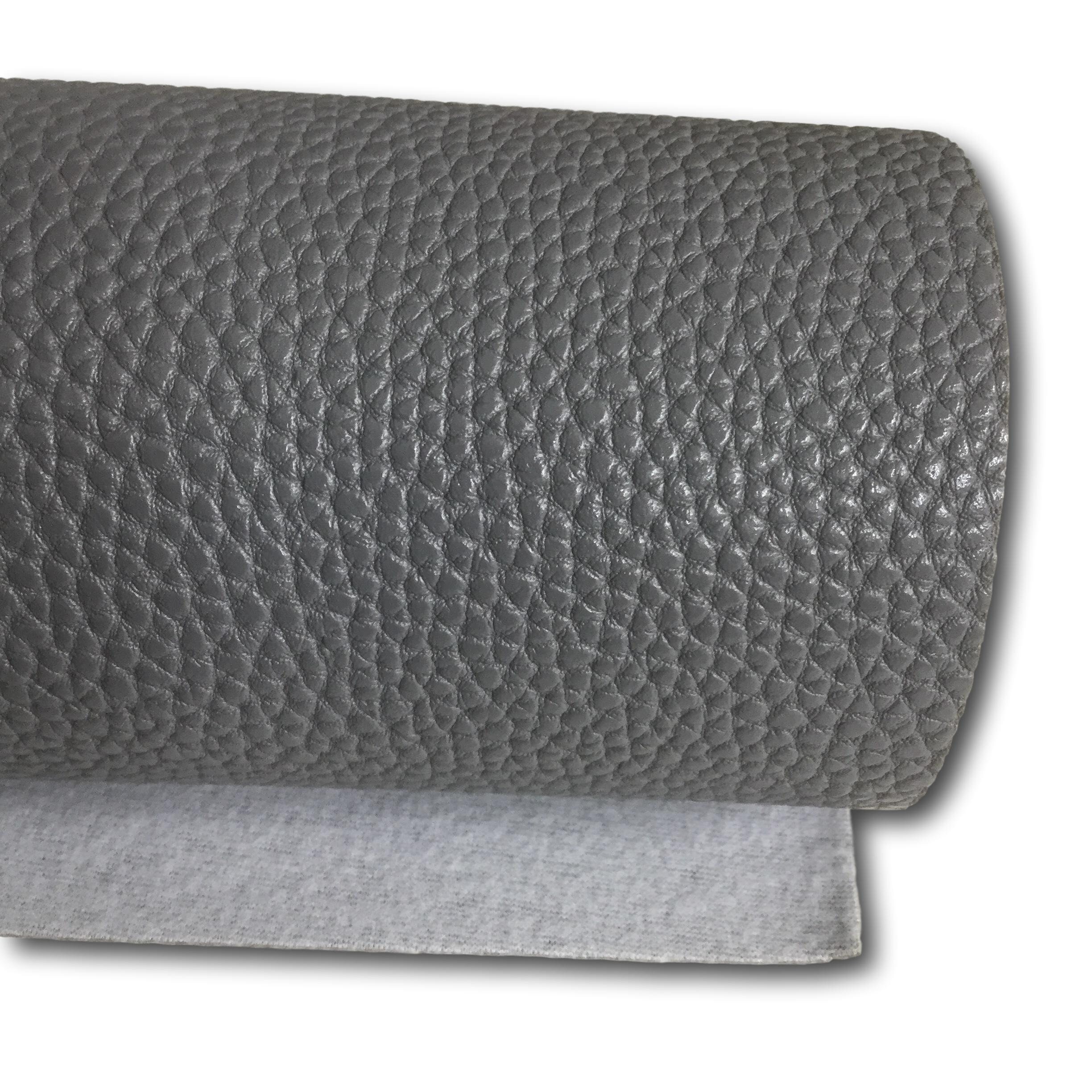 CHARCOAL GREY Faux Leather Sheets Textured Faux Leather Etsy