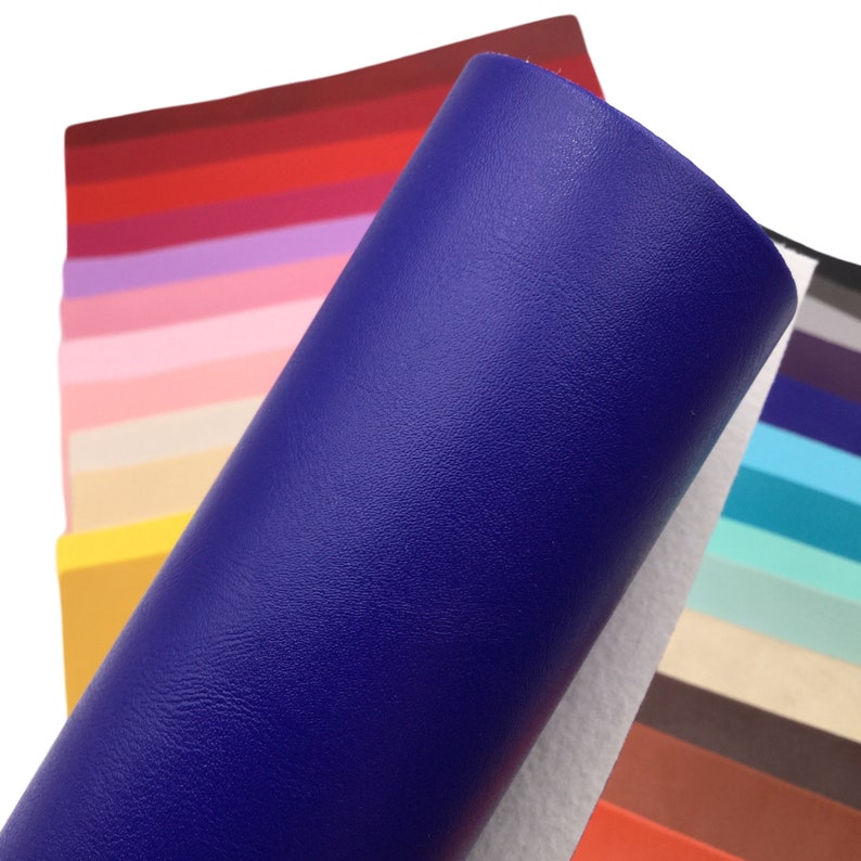 SMOOTH FAUX LEATHER Sheets Leather for Earrings A4 Fabric Etsy