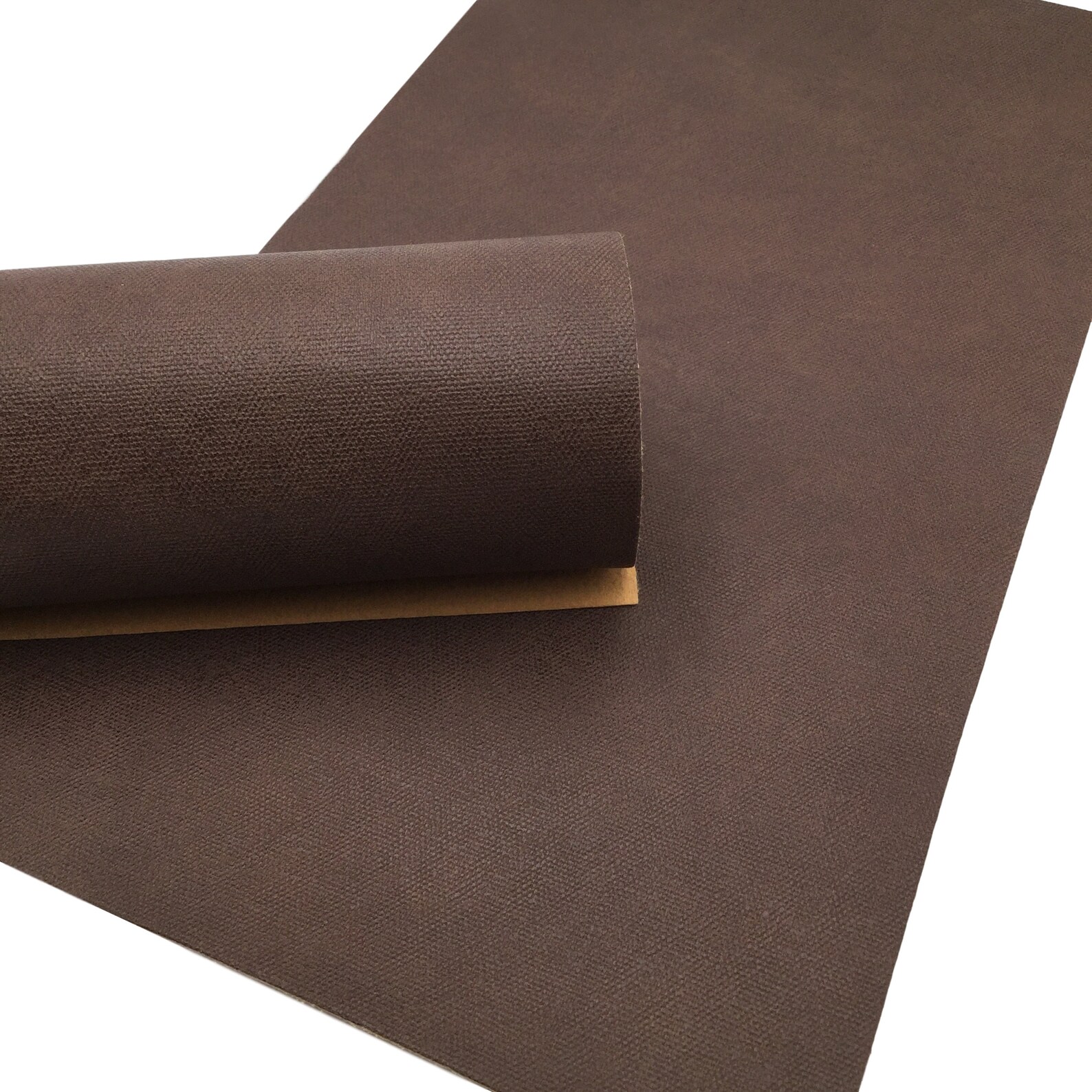 DARK BROWN Textured Faux Leather Leather Sheets Leather for Etsy