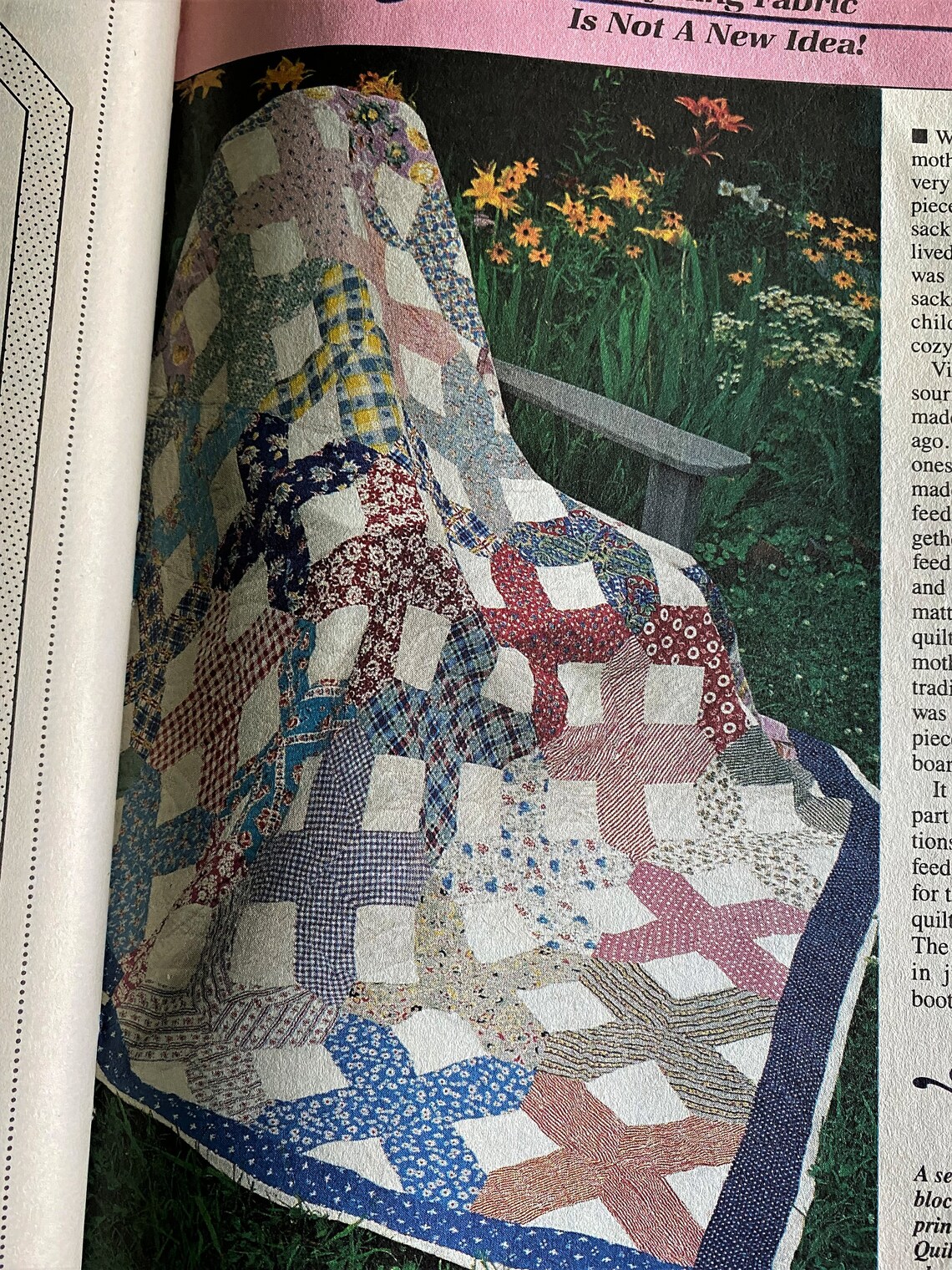 OldFashioned Patchwork Magazine Quilt Magazine Sewing Etsy