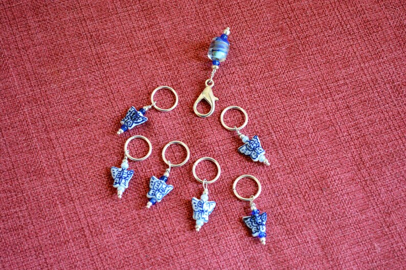 Stitch Markers Handmade Stitch Markers Ceramic Stitch Etsy