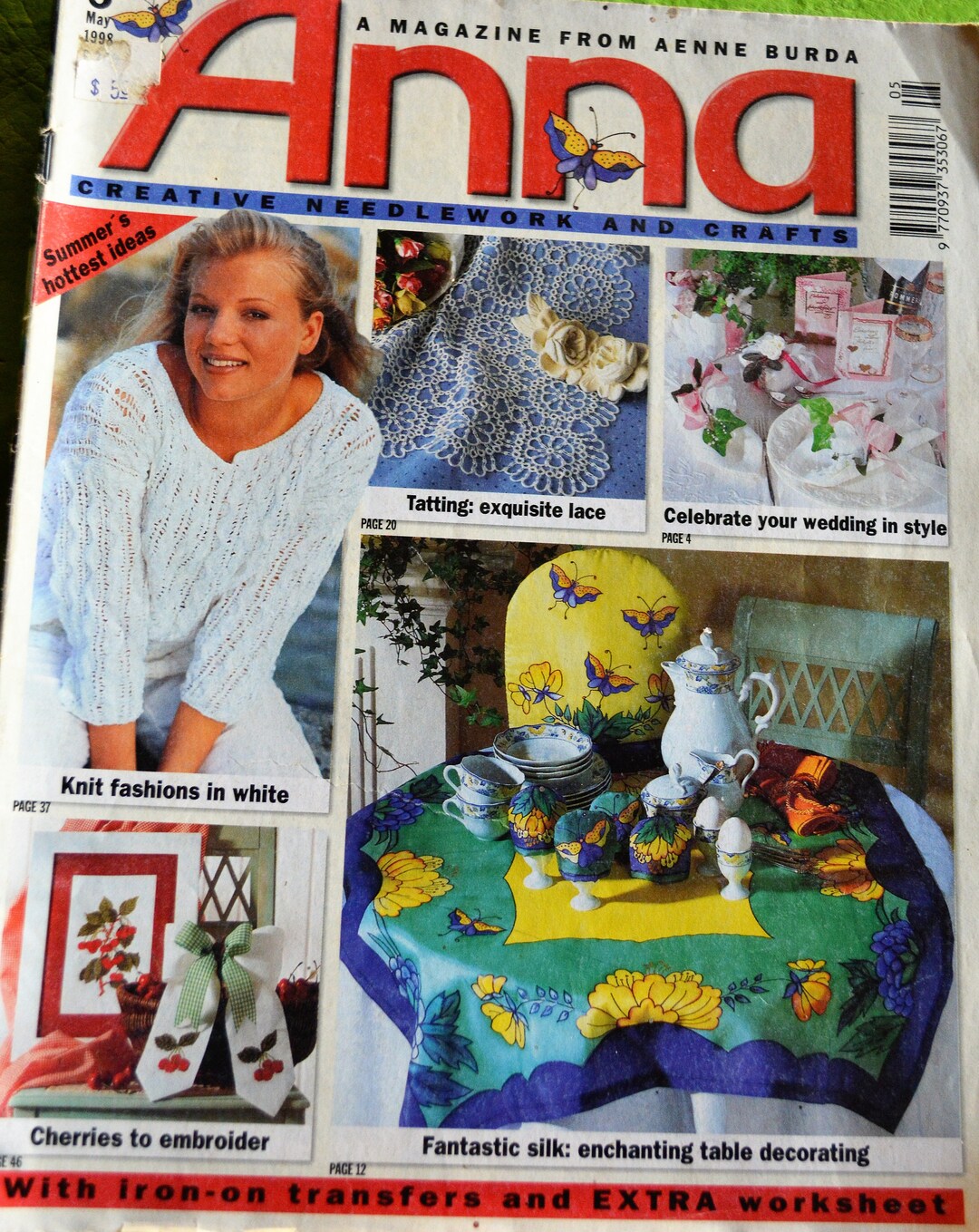 Anna Creative Needlework and Crafts May 1998 Burda Anna Etsy