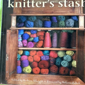 Vintage Knitter's Stash Book, Knitting Patterns, Craft Projects
