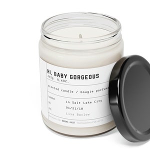 RHOSLC Hi Baby Gorgeous, Lisa Barlow, Bravo, Real Housewives, Scented Soy Candle, 9oz