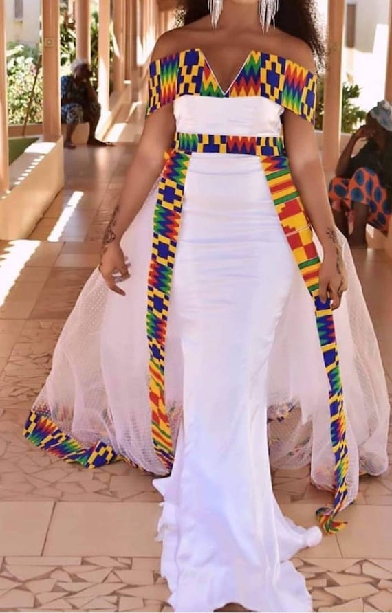 dashiki wedding dress