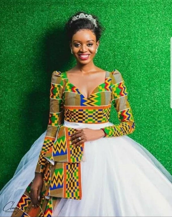 african dashiki prom dress