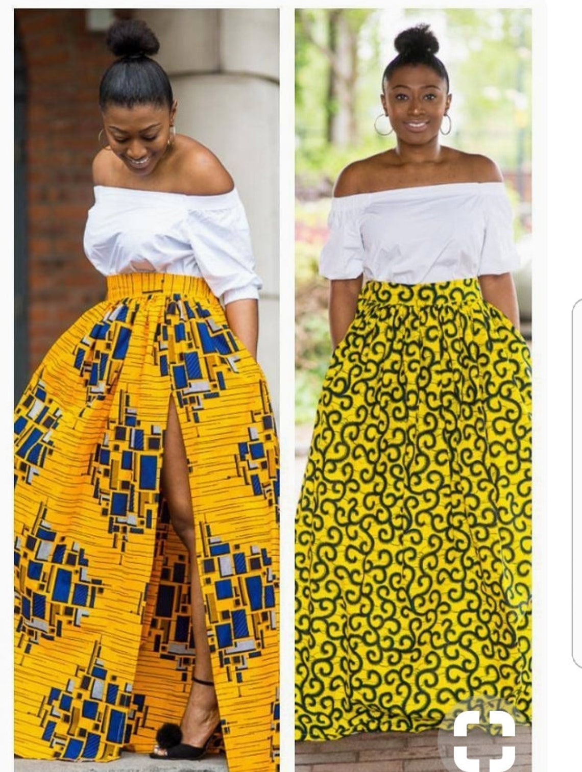 African long skirt African women's skirt Dashiki maxi Etsy