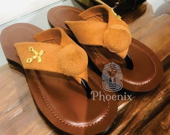 Ahenema Slippers, African Slippers, Slippers, Cross Slippers, African Wedding Slippers, Traditional Slippers, Royal Slippers