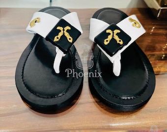 Ahenema Slippers, African Slippers, Slippers, Cross Slippers, African Wedding Slippers, Traditional Slippers, Royal Slippers