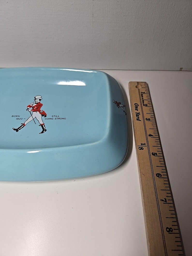 Vtg Johnnie Walker Water Jug Pitcher And Ashtray Dish Set Wade England image 5