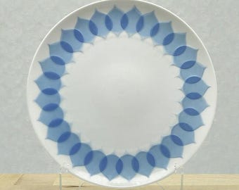 Rosenthal Bjorn Wiinblad "Lotus Azure" / "Lotus Blau" 11-inch Cake Plate / Serving Platter  (Never Used)