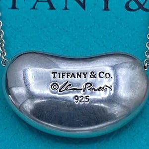 Tiffany & Co. Elsa Peretti Bean Necklace (large 20mm Pendant With